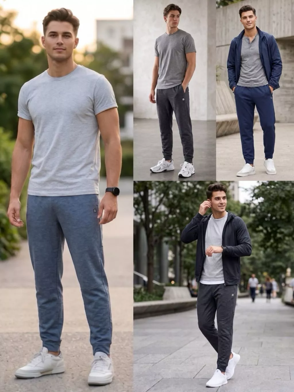 Celana Jogger Pria Sporty LYR Men's Performance Active Fleece Jogger Pants - 2451