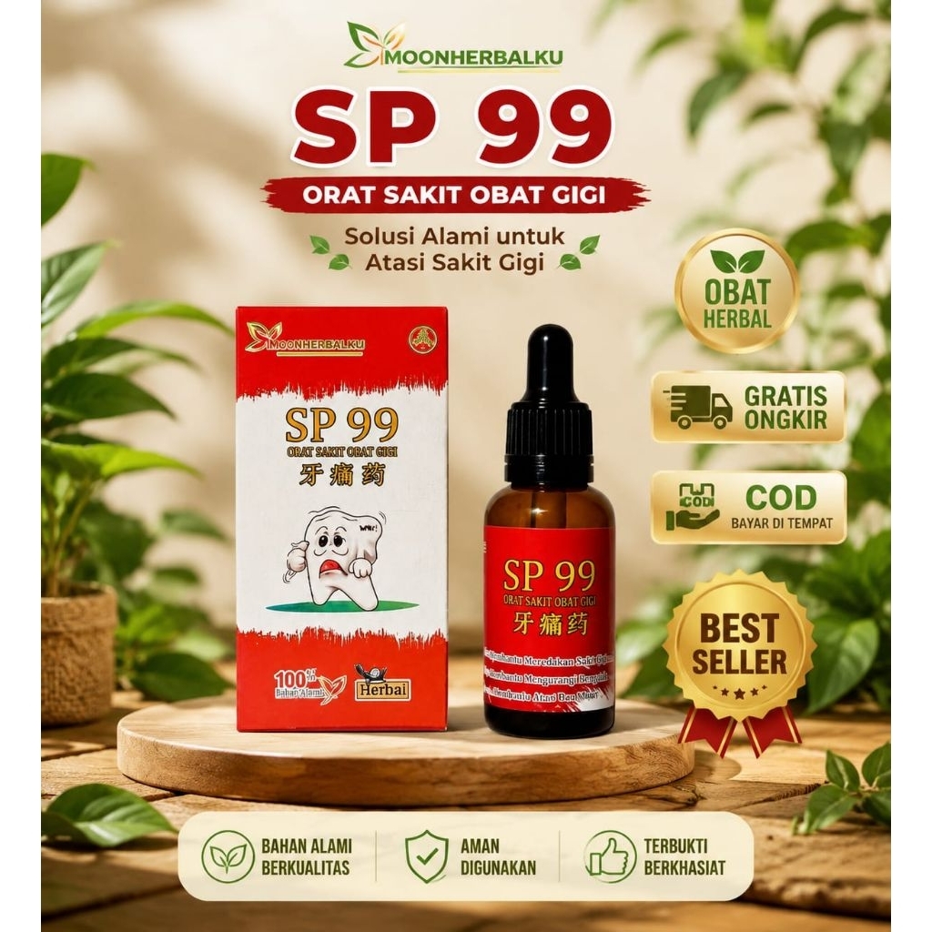 Jual OBAT GUSI BENGKAK & GIGI BERLUBANG AMPUH SP99 obt sakit gigi dan ...