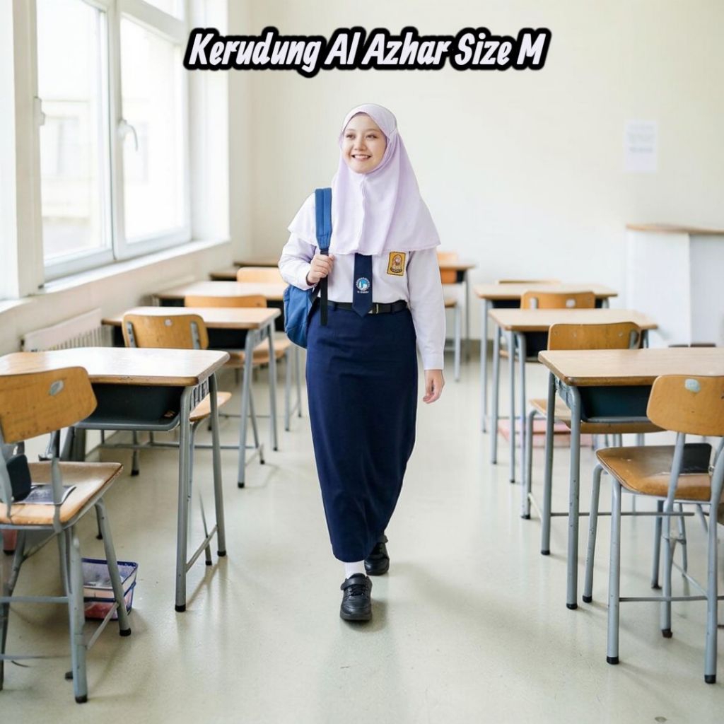 Jual KERUDUNG AL AZHAR SD SMP SMA ( BELI LOKAL) | Shopee Indonesia