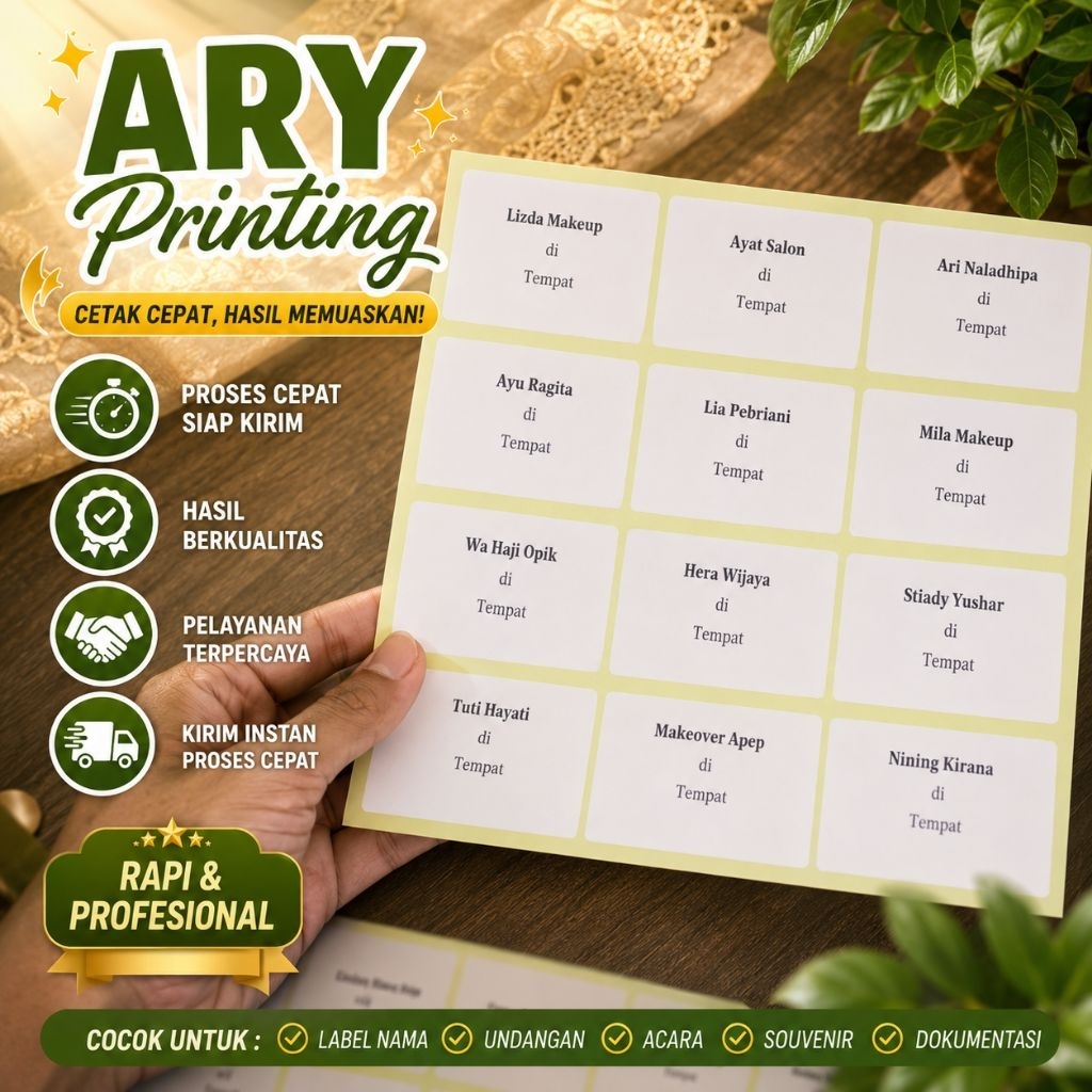 Jual Kertas Label Undangan Terlengkap & Harga Terbaru Agustus 2026 ...