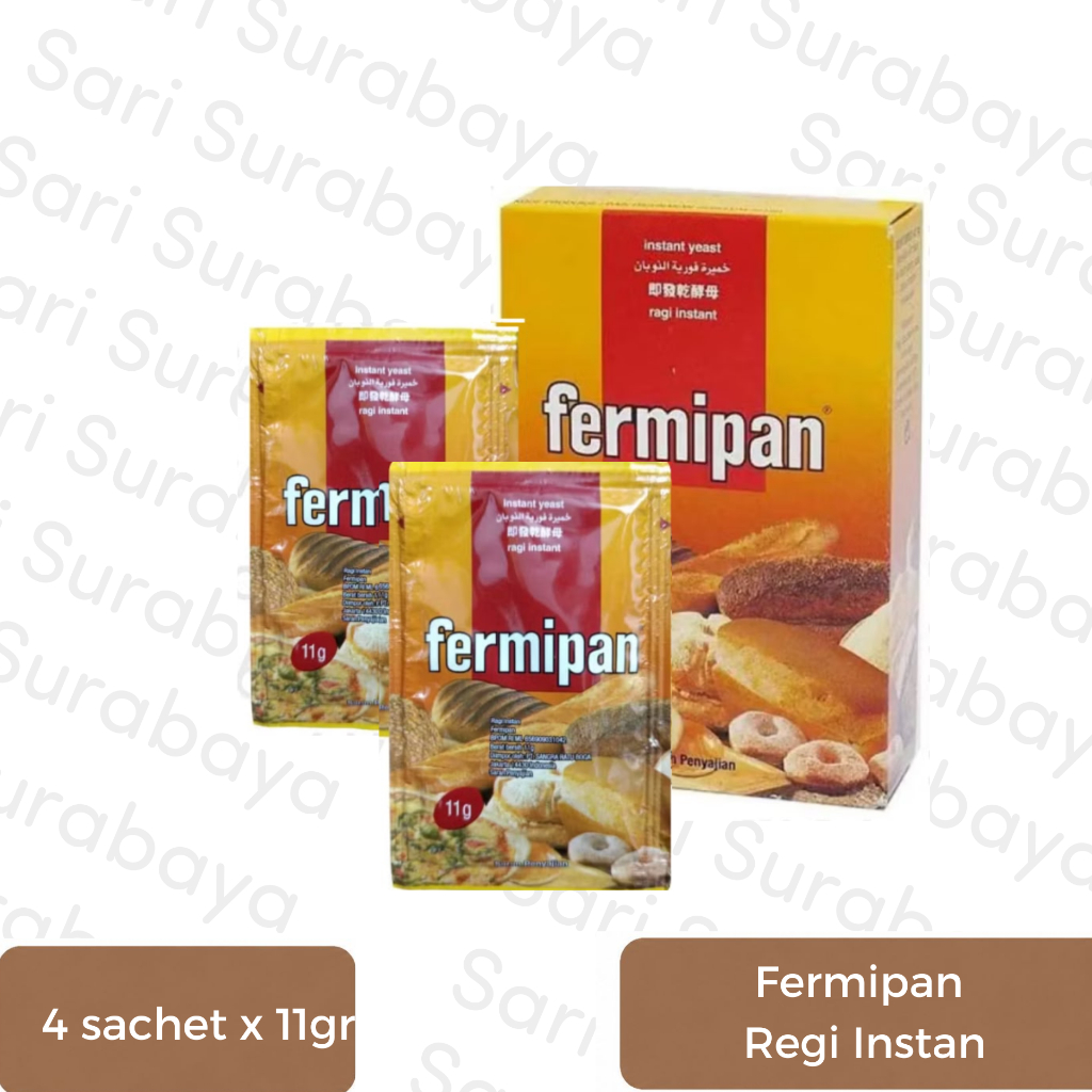 Jual Fermipan Ragi Instan (4 sachet x 11gr) | Shopee Indonesia