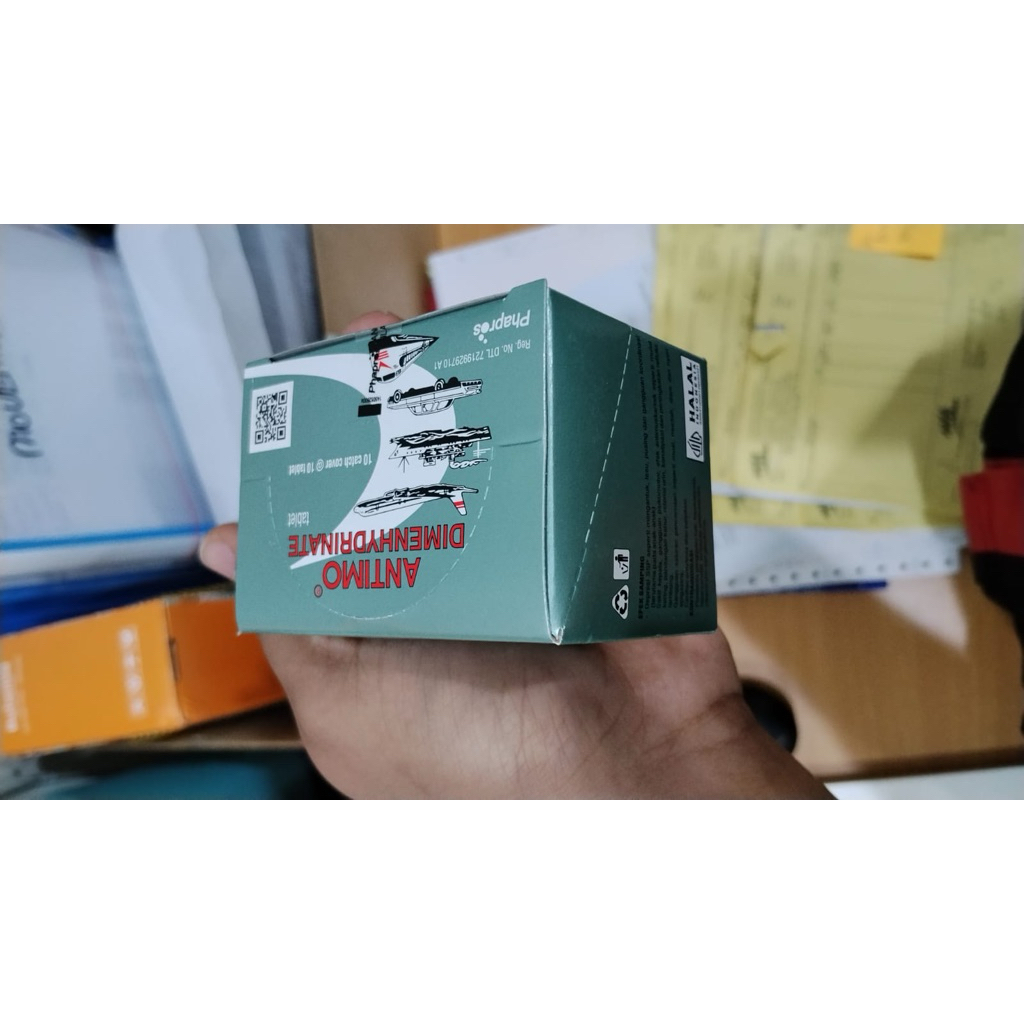 Jual ANTIMO DIMENHYDRINATE BOX ISI 100 TABLET KEMASAN TERBARU | Shopee ...