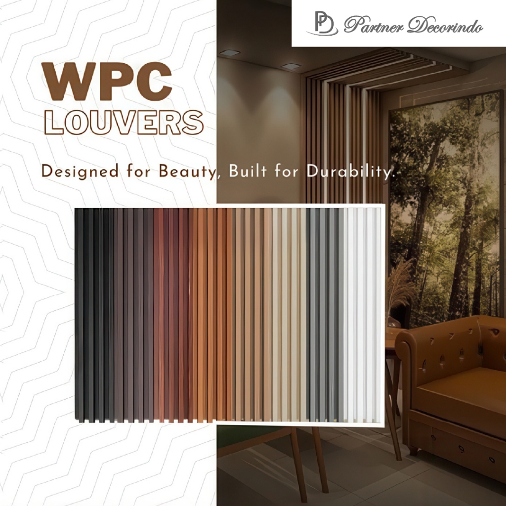 Wood Panel Woodpanel 3D PVC WPC Wallpanel Dekorasi Dinding Motif Kayu
