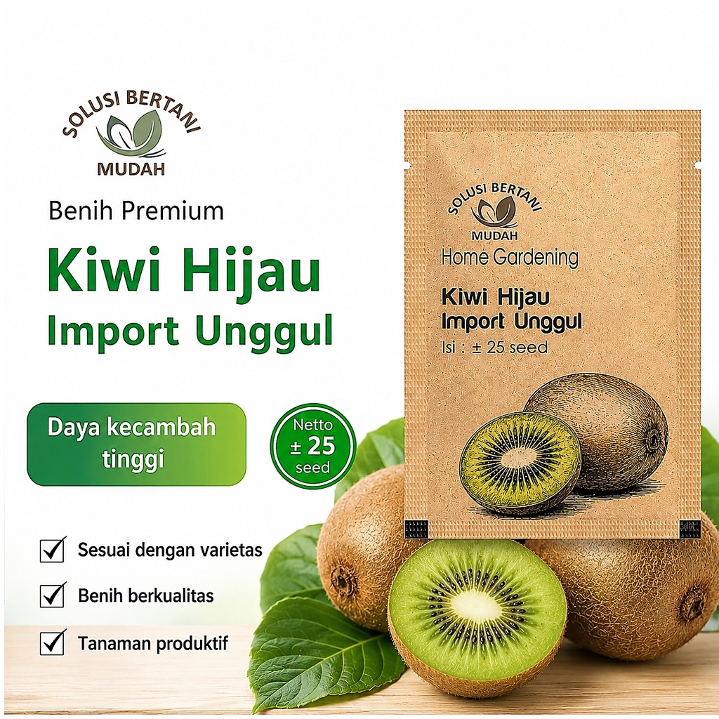 Bibit Benih Buah Kiwi Hijau Import Unggul