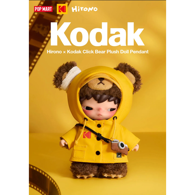 Jual POP MART HIRONO KODAK ORIGINAL 100% PLUSH KEYCHAIN GANTUNGAN