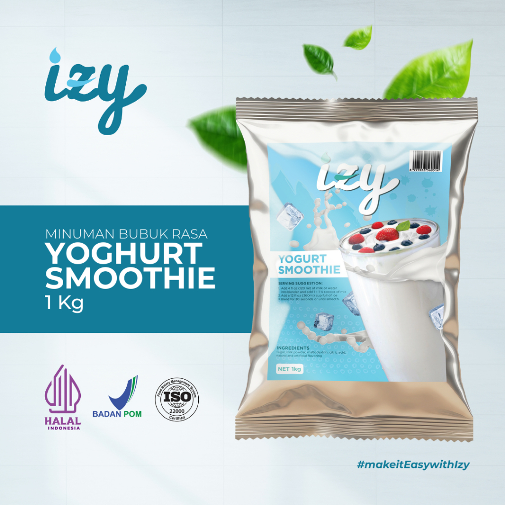 Jual Izy Powder Drink Yoghurt Smoothie 1 Kg | Shopee Indonesia