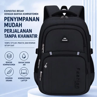 Hazn Store | Tas Ransel Laptop Polo Original - Backpack Daypack Up to 15 Inch Tas Pria Wanita