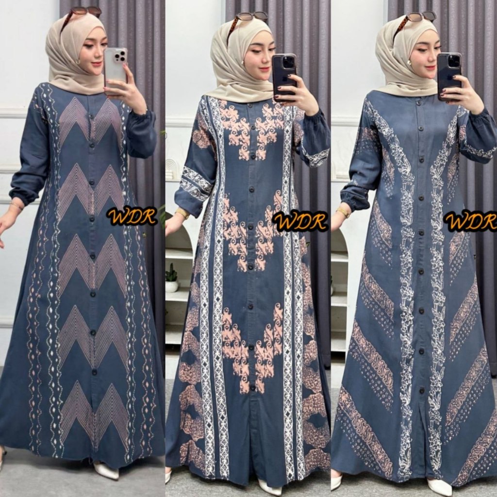 ( S M L XL XXL ) TERBARU 2022 GAMIS TWILL ORI GAMIS RAYON TWILL ORI PEKALONGAN GAMIS RAYON PREMIUM CANDI MEKAR GAMIS TIEDYE PELANGI HOMEY DRESS FULL KANCING
