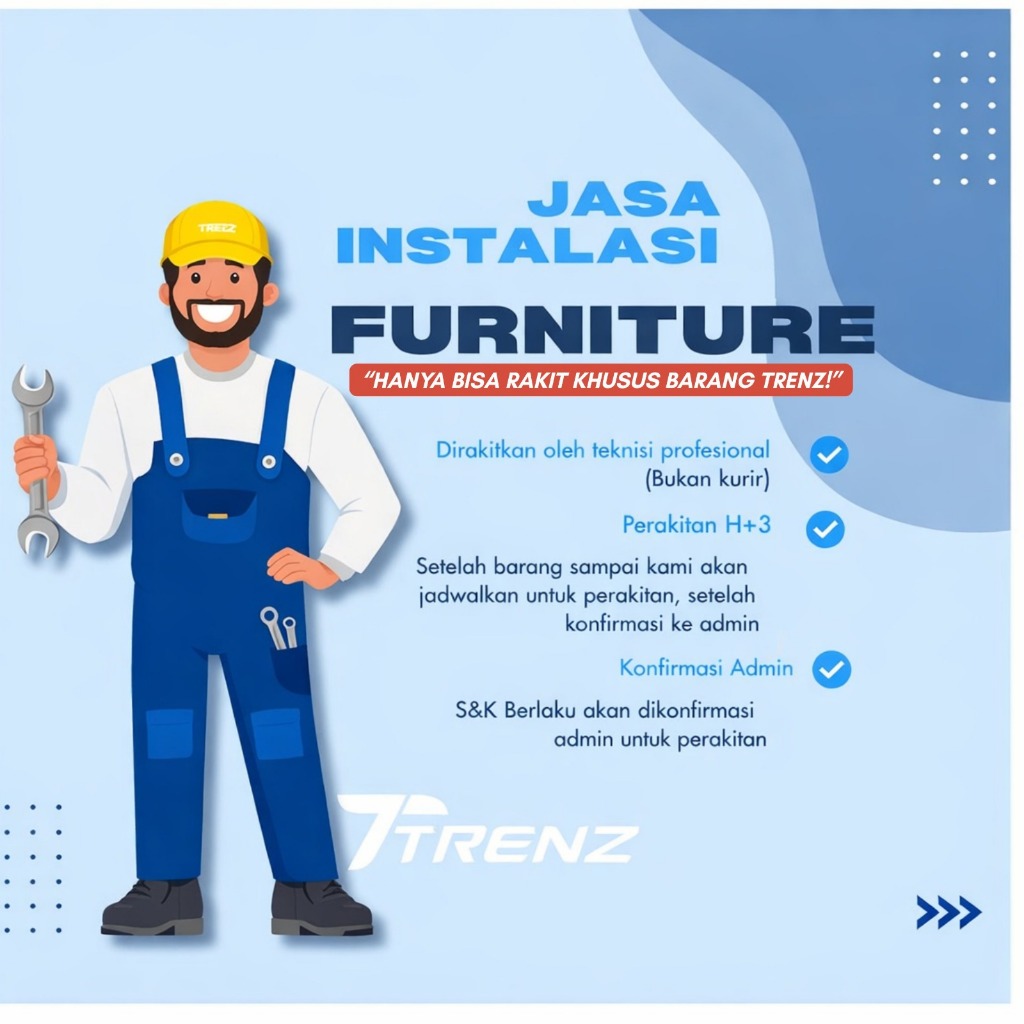 Trenz Furniture - Jasa Perakitan Furniture Instalasi Tanpa Ribet