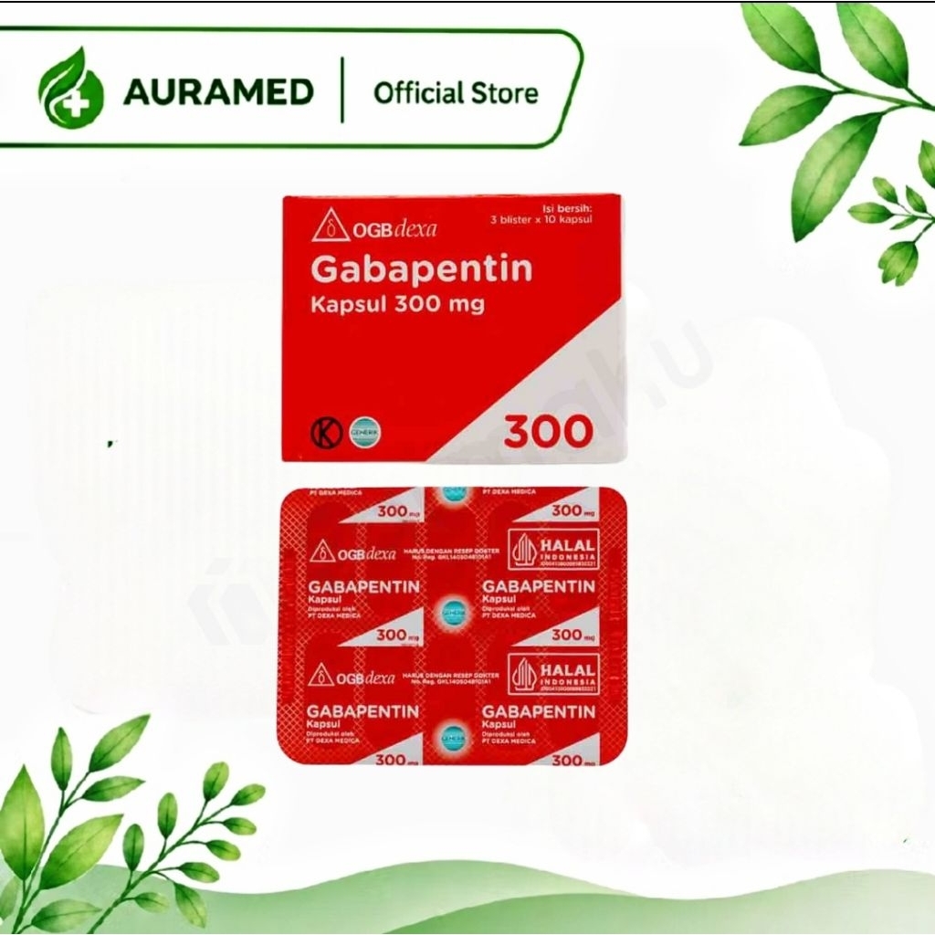 GABAPENTIN 300MG DEXA 1BOX ISI 30 CAPSUL