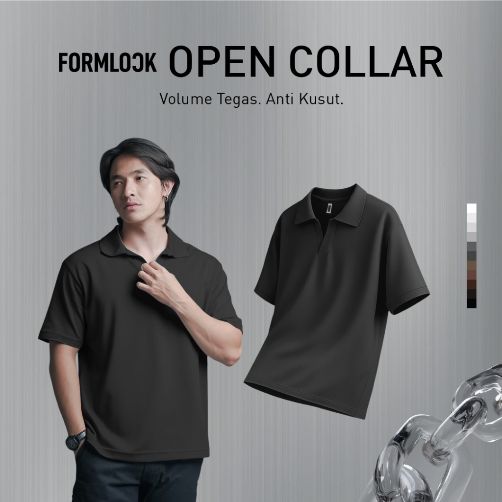 Jual No Void Minds FORMLOCK Open Collar | Charcoal | Shopee Indonesia
