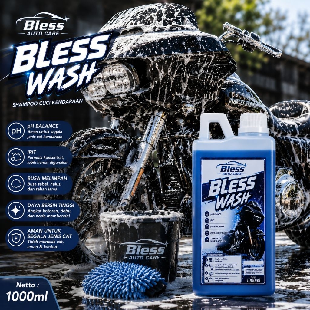 Produk Bless Wash Auto Care | Shopee Indonesia