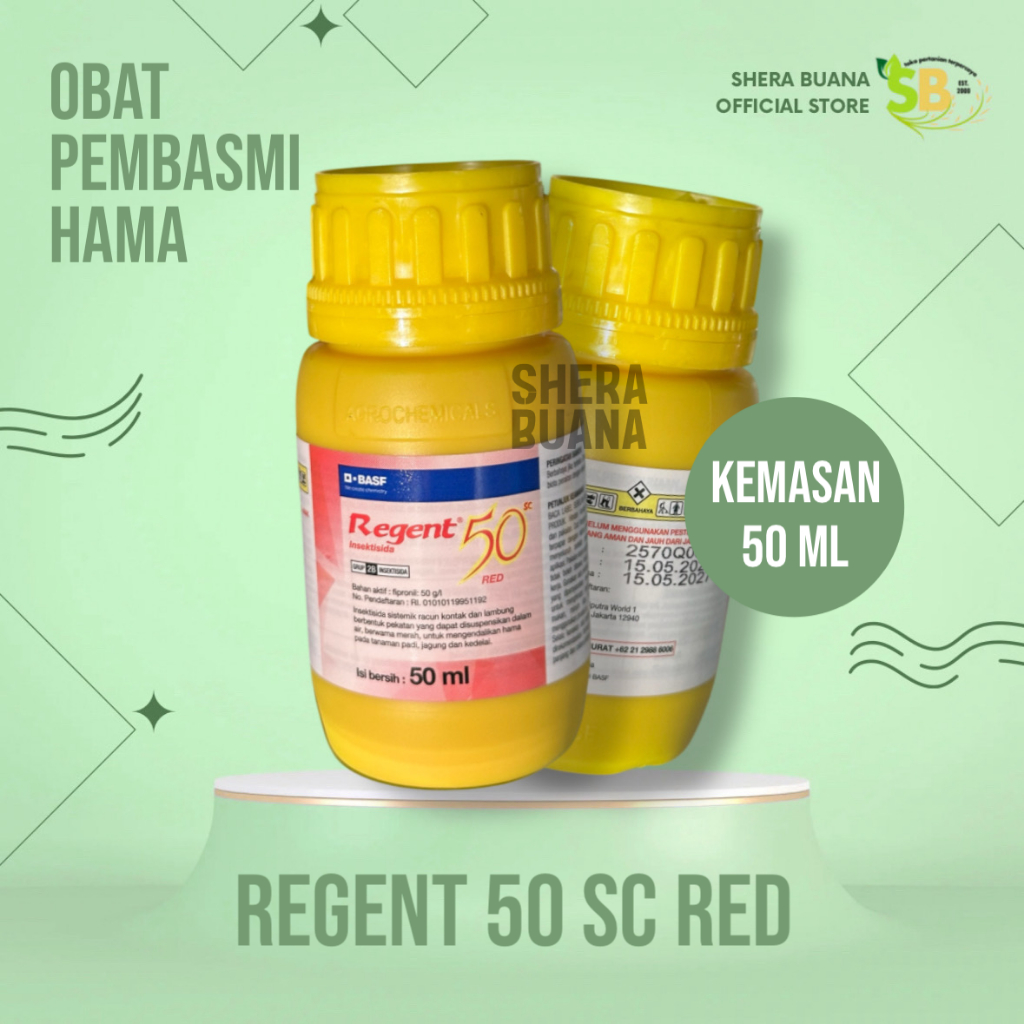 Jual Regent Red 50sc Kemasan 50ML Insektisida Perlakuan Benih ...