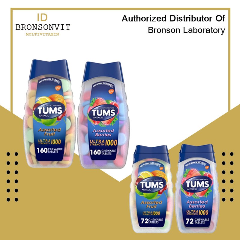TUMS Ultra Strength Maag Asam Lambung Gerd Mual Heartburn Gas Relief 100% Original