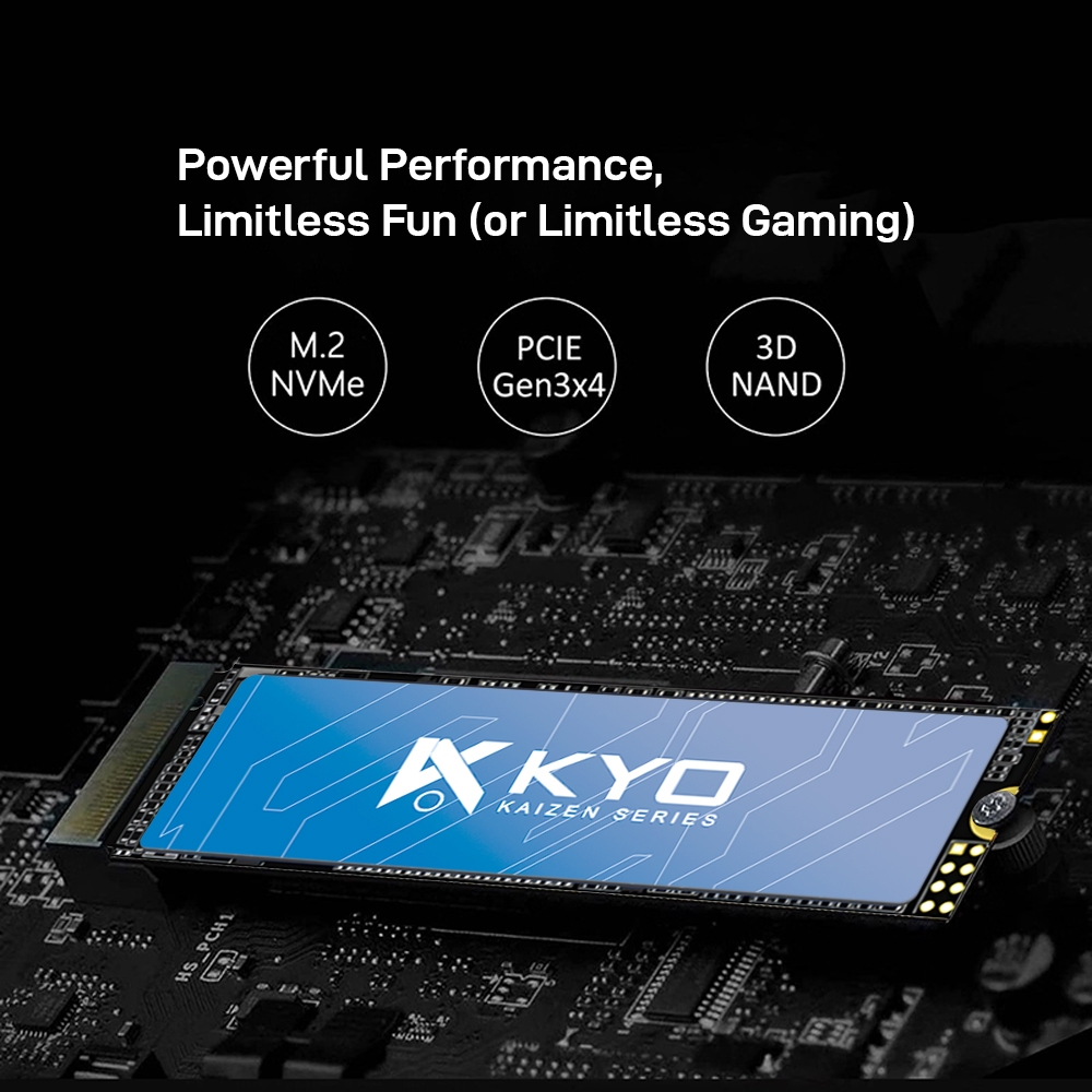 Jual KYO KAIZEN SSD M.2 NVMe 128GB 256GB 512GB 1TB PCIe Gen3 x4 2280 ...
