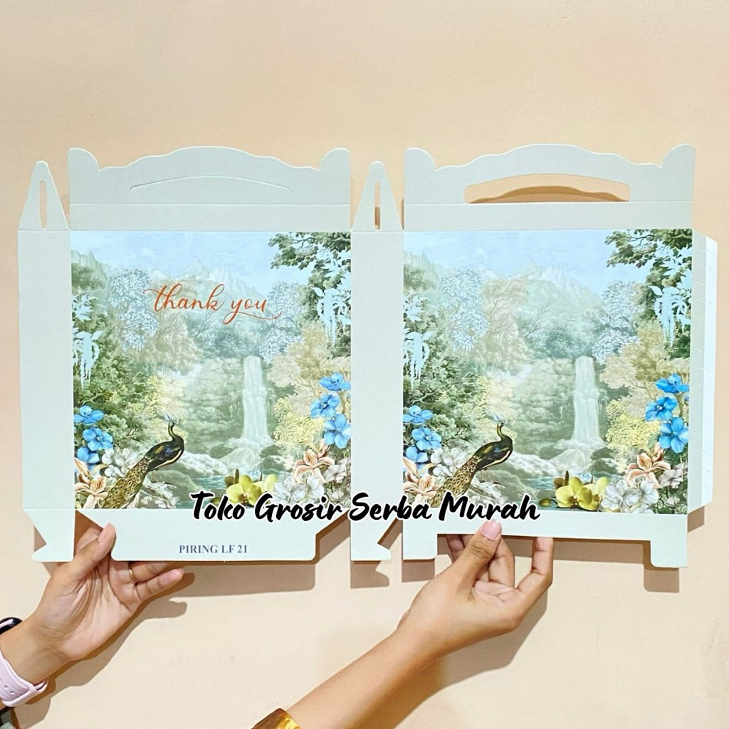 Jual BOX PIRING 21X4X21 AESTHETIC untuk piring keramik ukuran 20cm ...