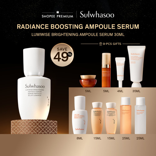 [THR Special Set] Sulwhasoo Lumiwise Brightening Ampoule Serum 30ML - Skincare, 