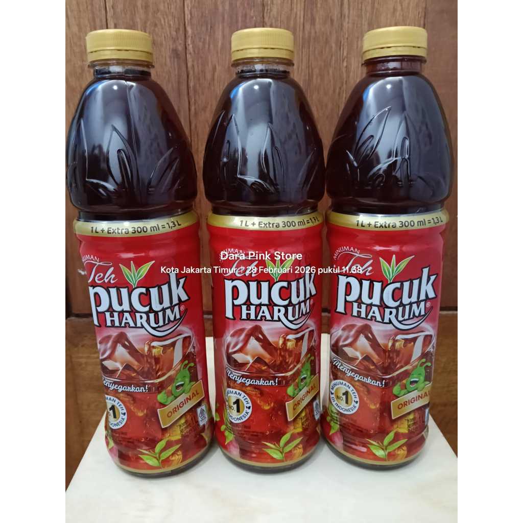 Jual TEH PUCUK Harum 1 Liter (Extra 300ml) / Minuman Teh Pucuk | Shopee
