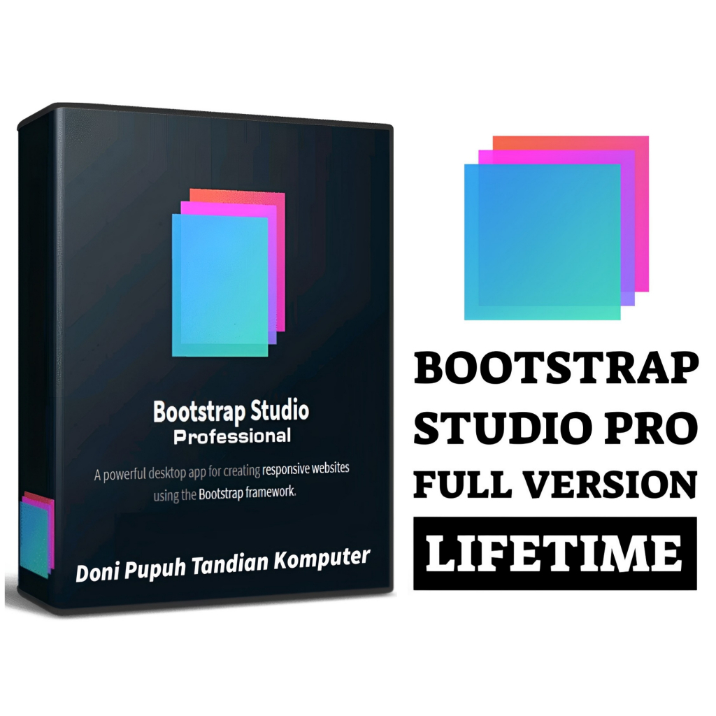 Jual Bootstrap Studio Pro Full Version Lifetime + Video Cara Install ...
