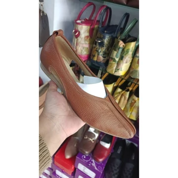 Sepatu Flat Wanita Kulit Sapi Asli Sukaregang Garut Sepatu Kasual Warna Cantik Berkualitas