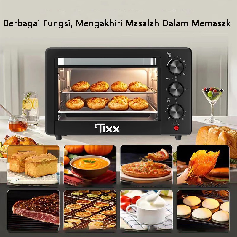 Jual TIXX Oven Listrik 30L Low Watt 700W - Untuk Roti, Pizza, Ayam ...