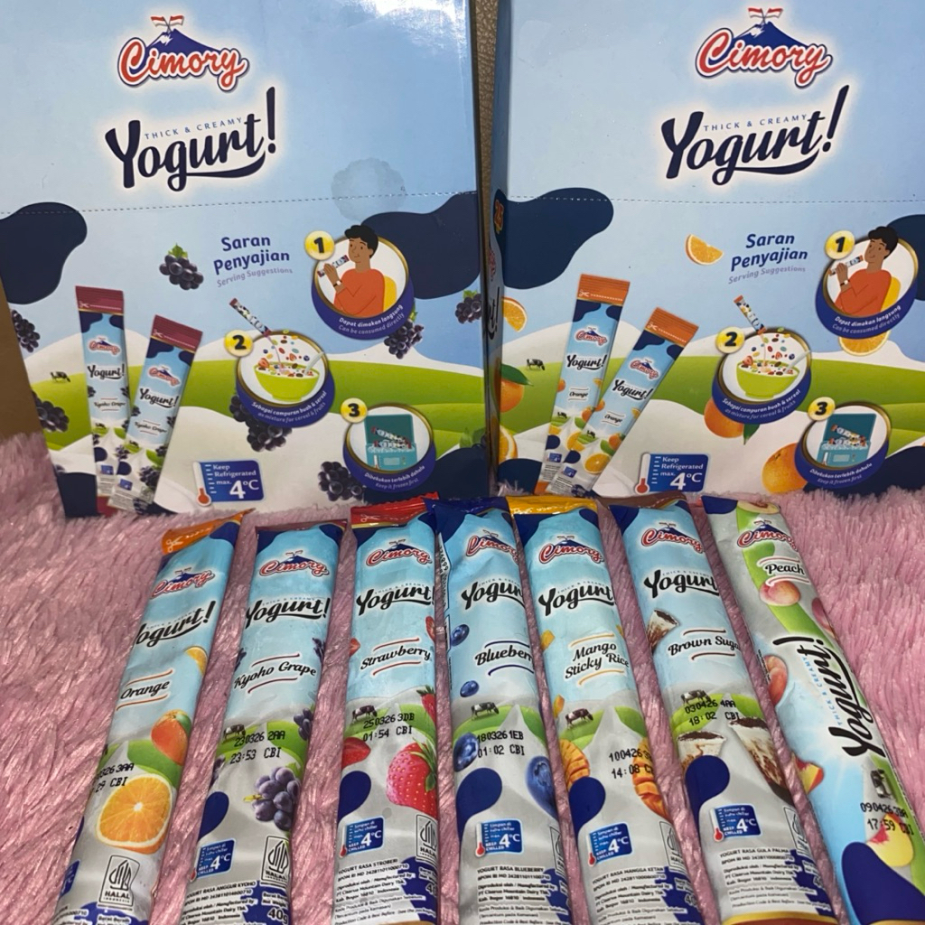 Jual [1 BOX] Cimory Yogurt Stick - Isi 25pcs x 40gr - Packaging Bubble ...