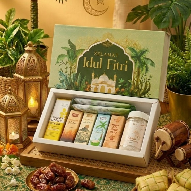 Sweet Story Hampers Premium Lebaran Idul Fitri 2026 Hampers Sehat Stevia