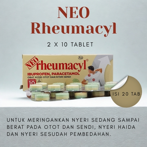 Jual Neo Rheumacyl Isi 20 Tablet Untuk Nyeri Otot dan Sendi | Shopee ...