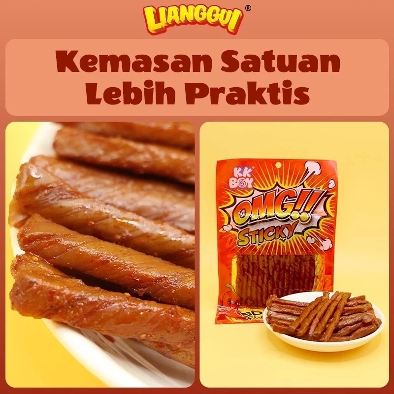 Jual Halal Lianggui OMG Sticky Snack | Camilan Stik Rasa Gurih ...