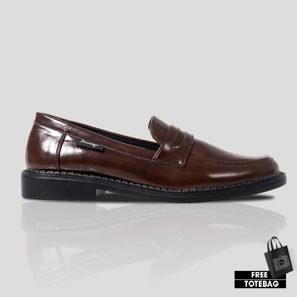 Jual Prodigo * Sepatu Pria Mawan Coklat | Loafers Pria | Sepatu Formal ...