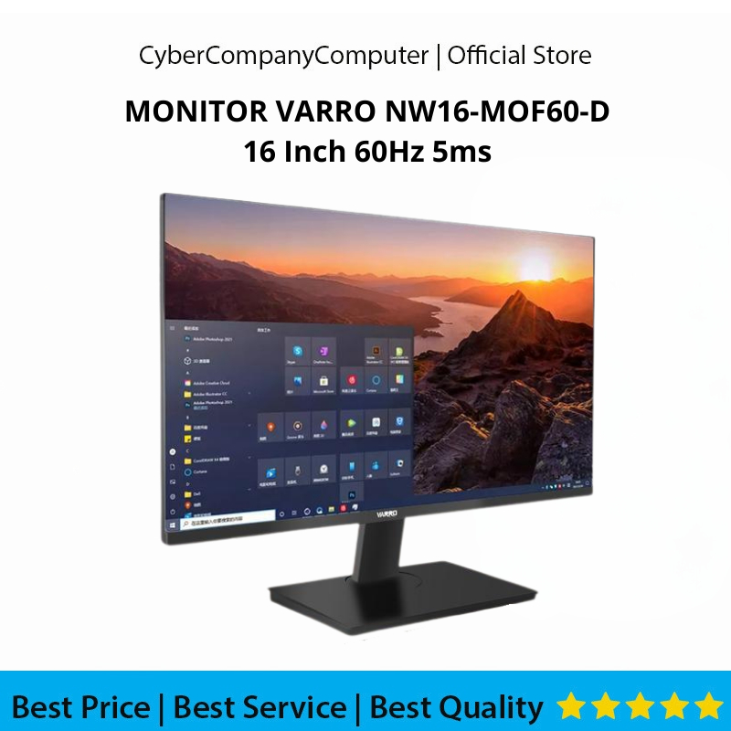 Jual MONITOR LCD VARRO NW16-MOF60-D 60 Hz 5ms Hdmi Vga 16 Inch ...