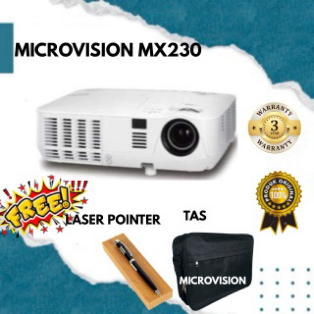 Jual PROYEKTOR MICROVISION MX230 HDMI | Shopee Indonesia