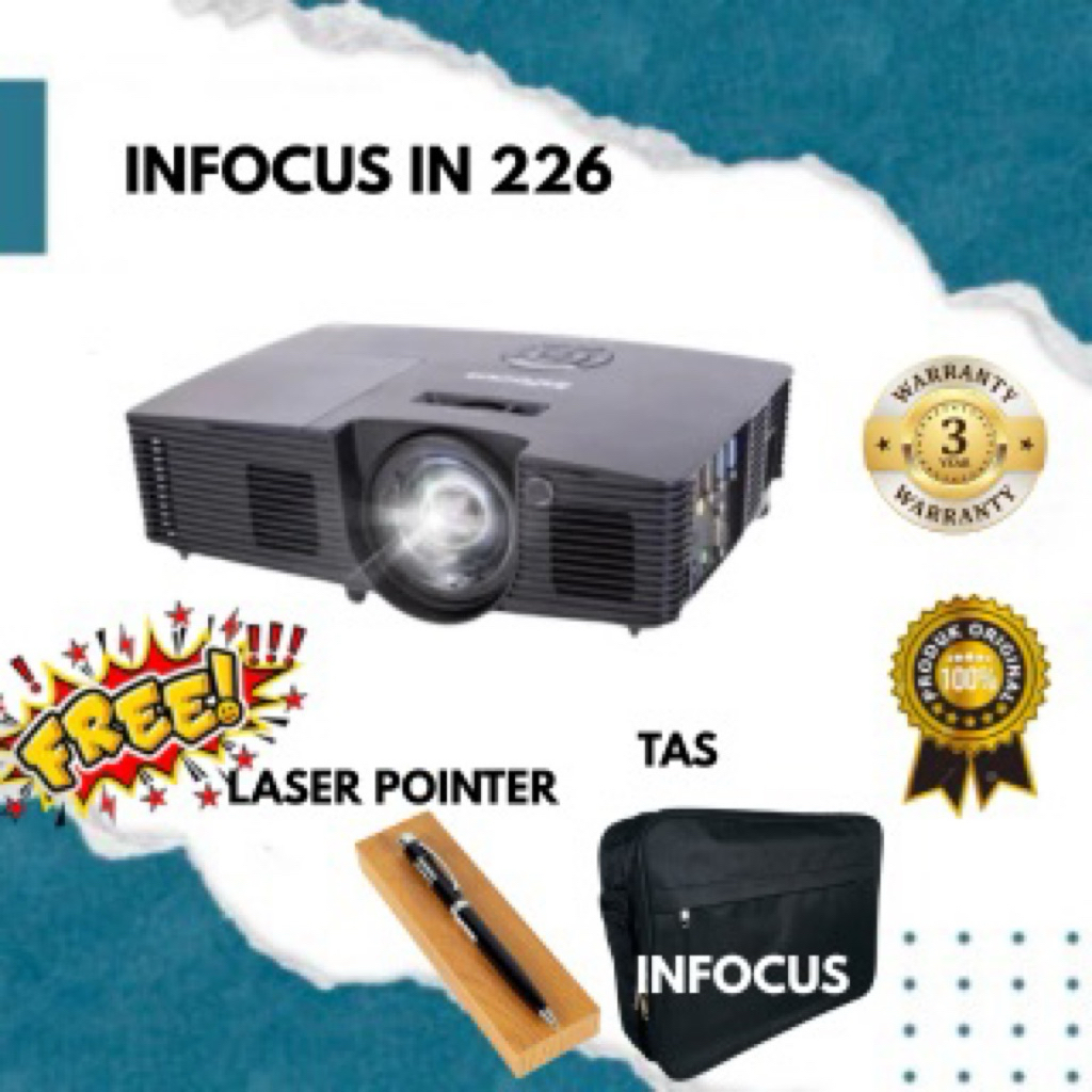 Jual PROYECTOR INFOCUS IN 226 HDMI ORIGINAL PRODUCT | Shopee Indonesia
