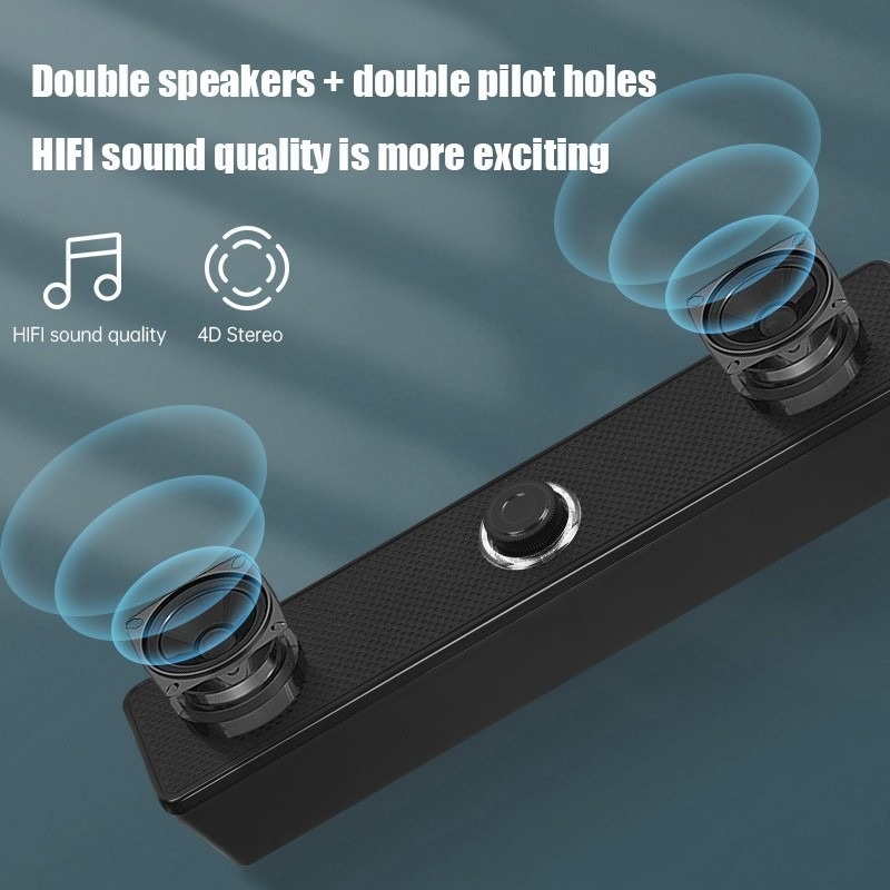 Jual 5.0 Speaker Audio Surround Soundbar Computer PC For TV Music Box ...