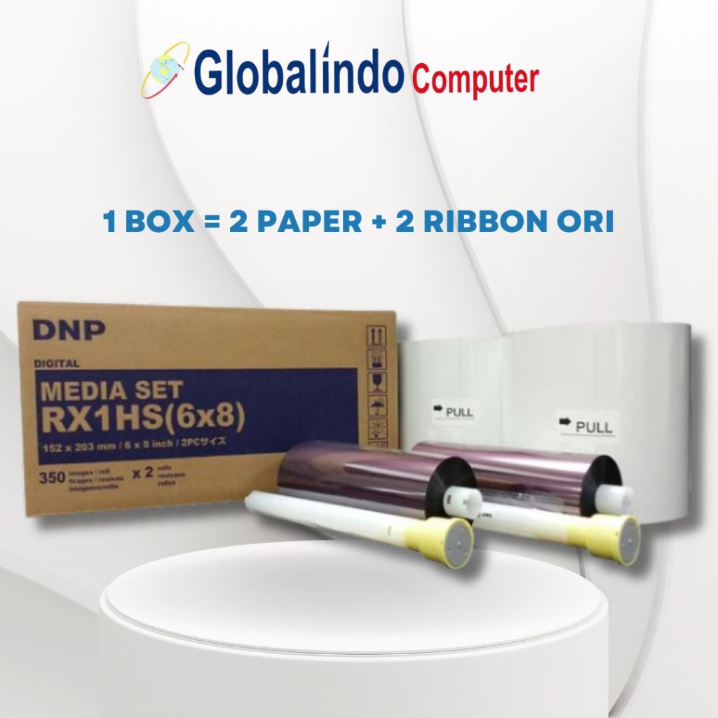 Jual PAPER DNP DS-RX1HS 1 BOX – 2 PAPER & 2 RIBBON ORIGINAL | Shopee ...