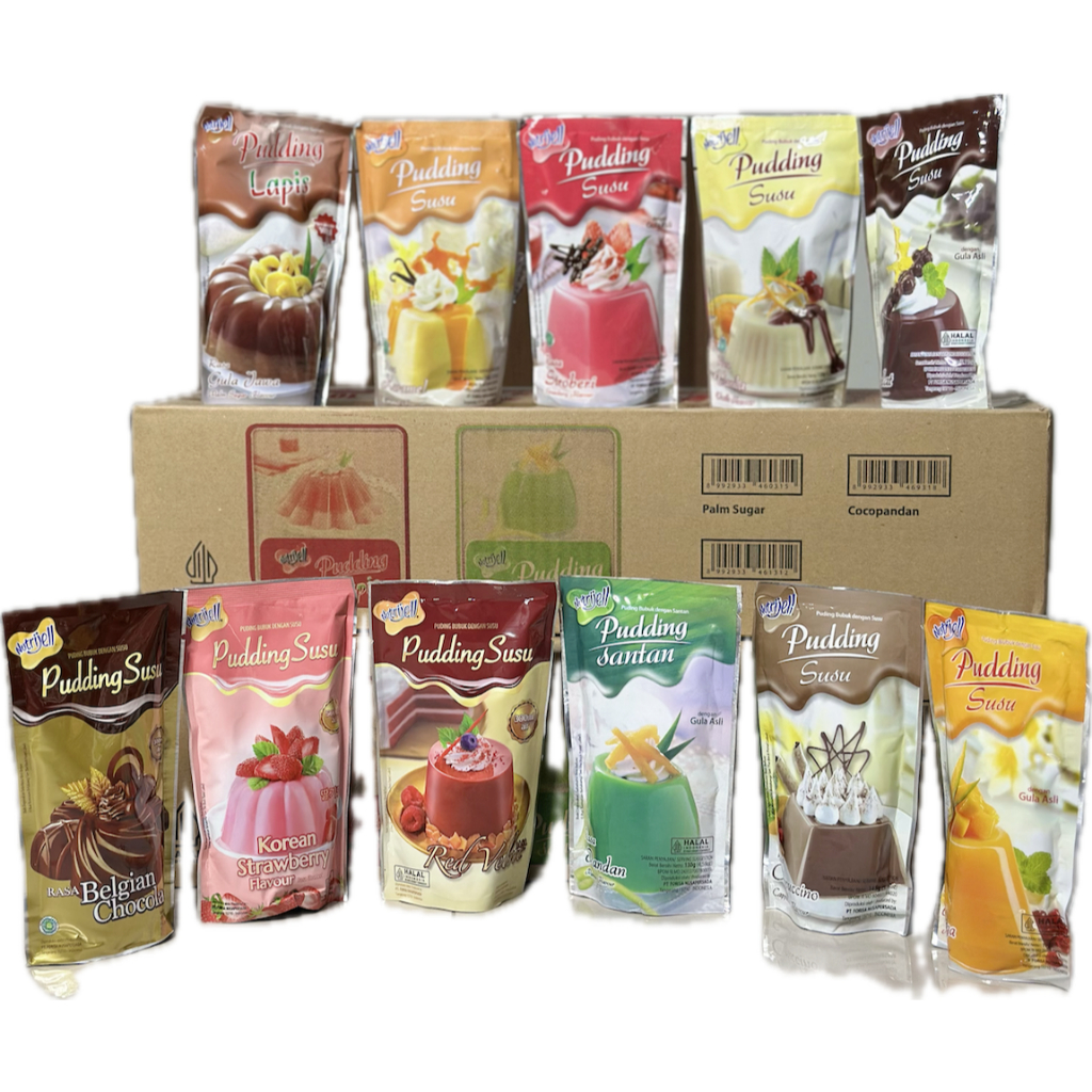 Jual NUTRIJELL PUDING SUSU KARTON ISI 36 SANTAN 145 GRAM ANEKA RASA ...