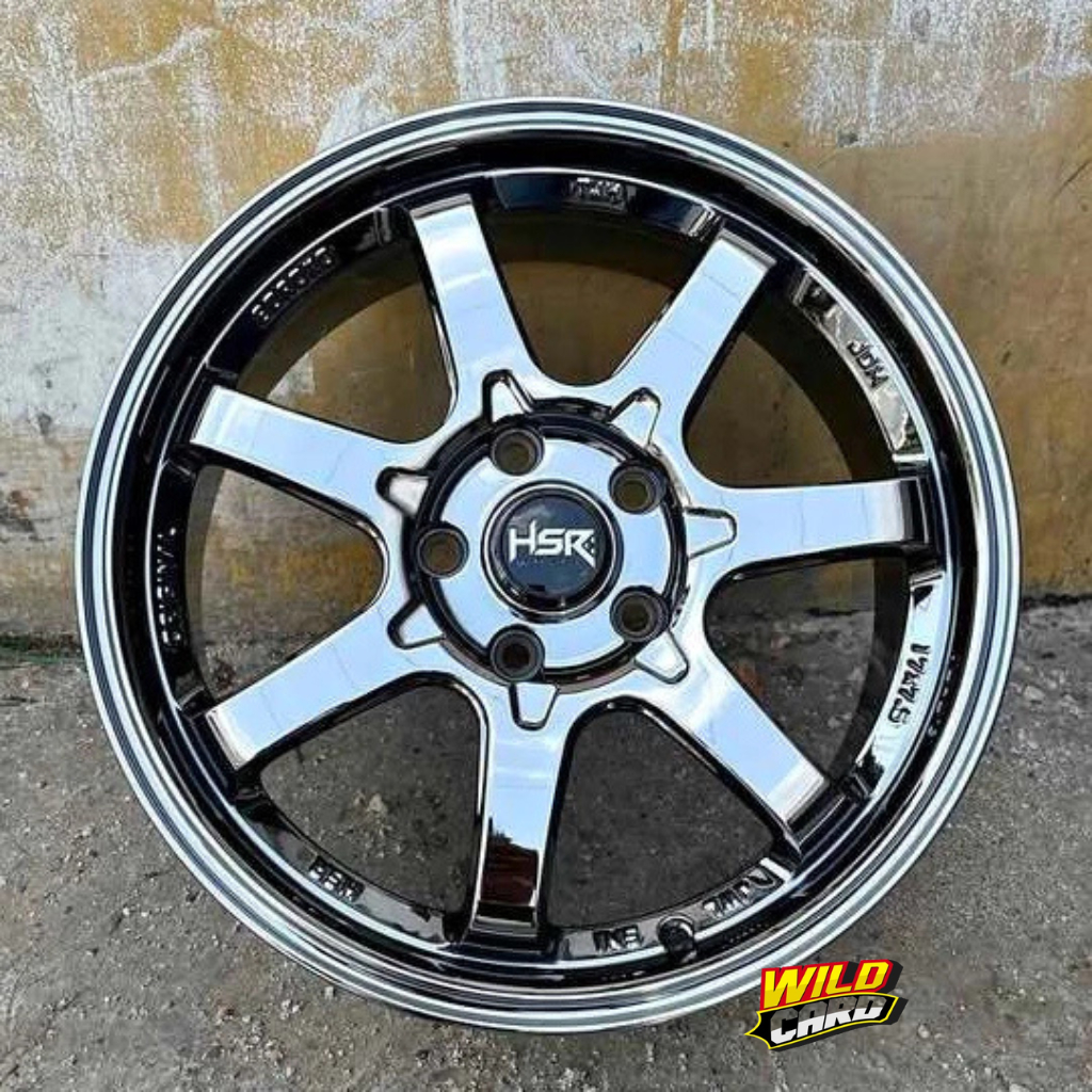 Jual Velg Mobil Black Chrome R17 Type HSR BOROKO TJH R17 Innova Terios ...
