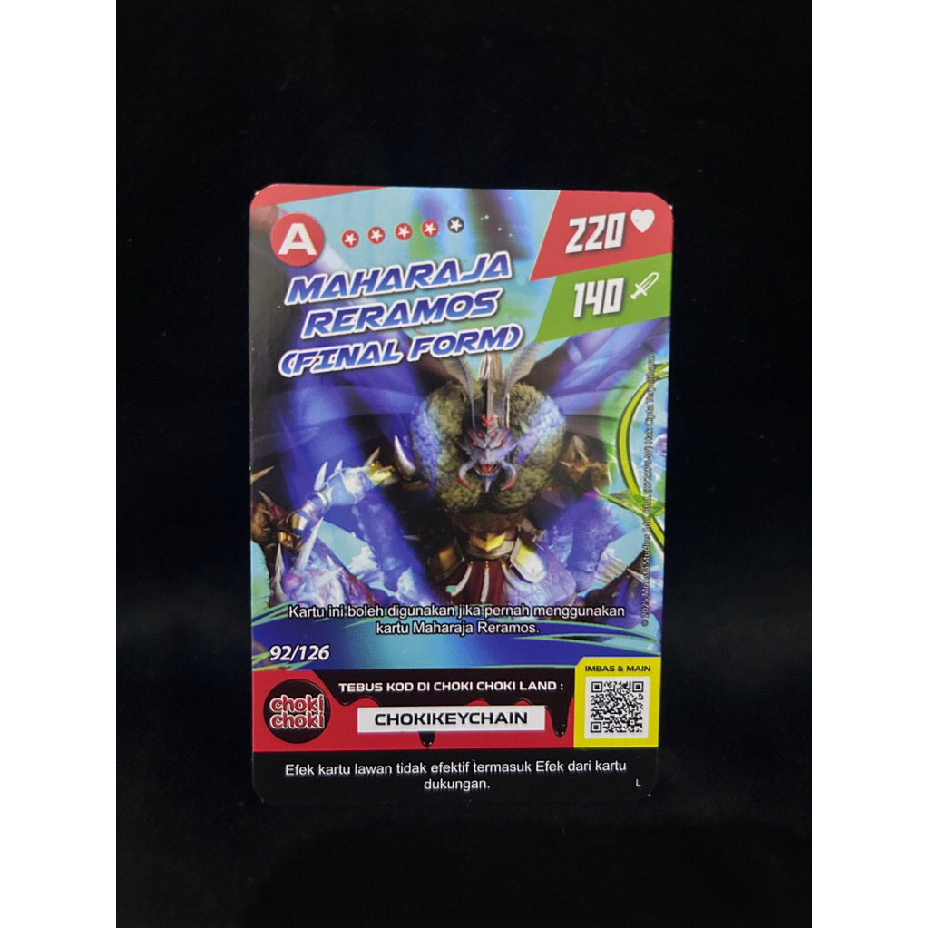 Jual 1(satu)pcs Kartu MAHARAJA RERAMOS (FINAL FORM) 92/126 Kartu ...