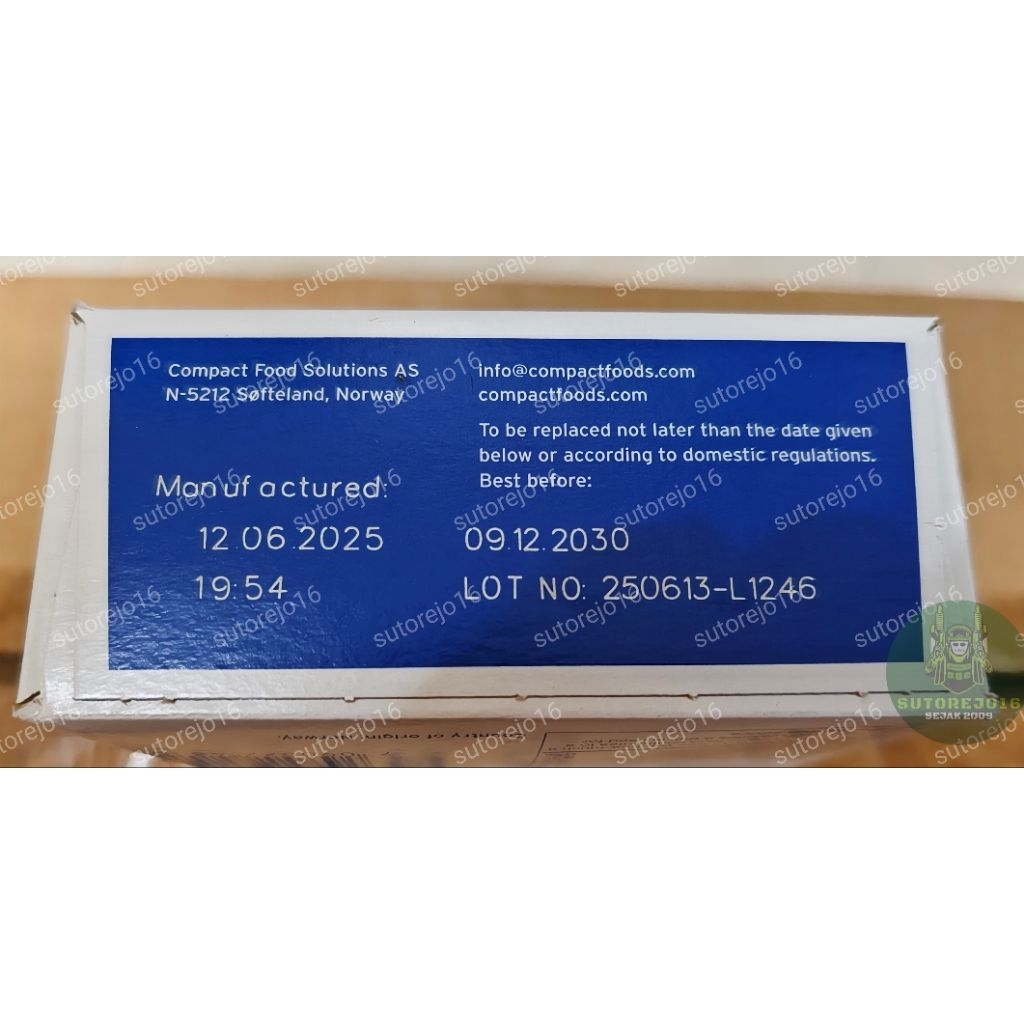 Jual Ransum mre foodration seven oceans makanan darurat RANSUM import ...