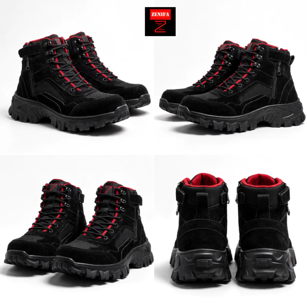Zenifa Sepatu Safety Boots High Pria Slide 3