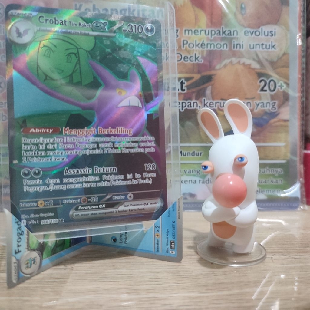 Jual CROBAT TIM ROKET EX SR Sv10s KEHADIRAN JUARA POKEMON SR 166/138 SR ...