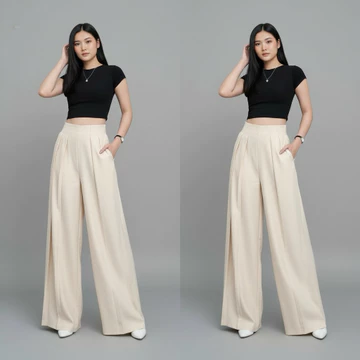 Lavie Pants Culote Palazzo Highwaist Celana Panjang Wanita Celana Fashion Muslim Wanita Celana