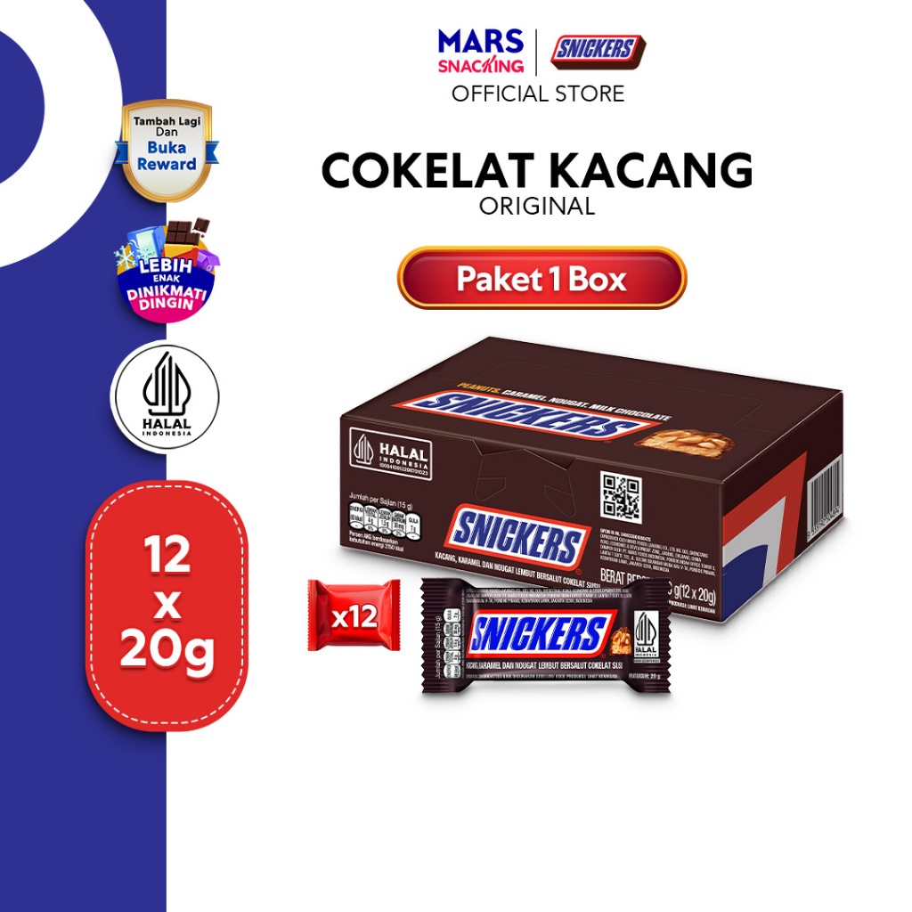 Jual Snickers Terlengkap & Harga Terbaru Agustus 2026 | Shopee Indonesia