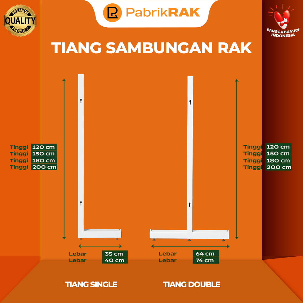 Jual PABRIKRAK Tiang Rak Minimarket Display Toko Gondola Ready Stock ...