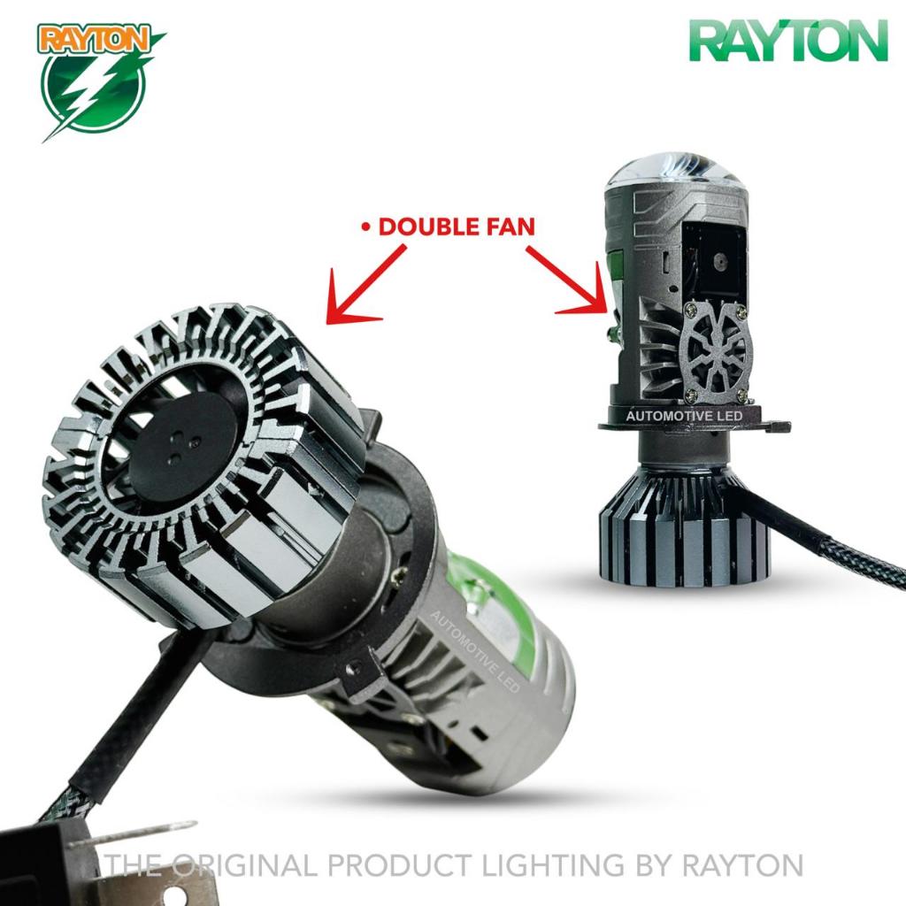 Jual RAYTON - ORIGINAL MINI LED PROJECTOR H4 M01W PRO MAX RTD RAYTON ...