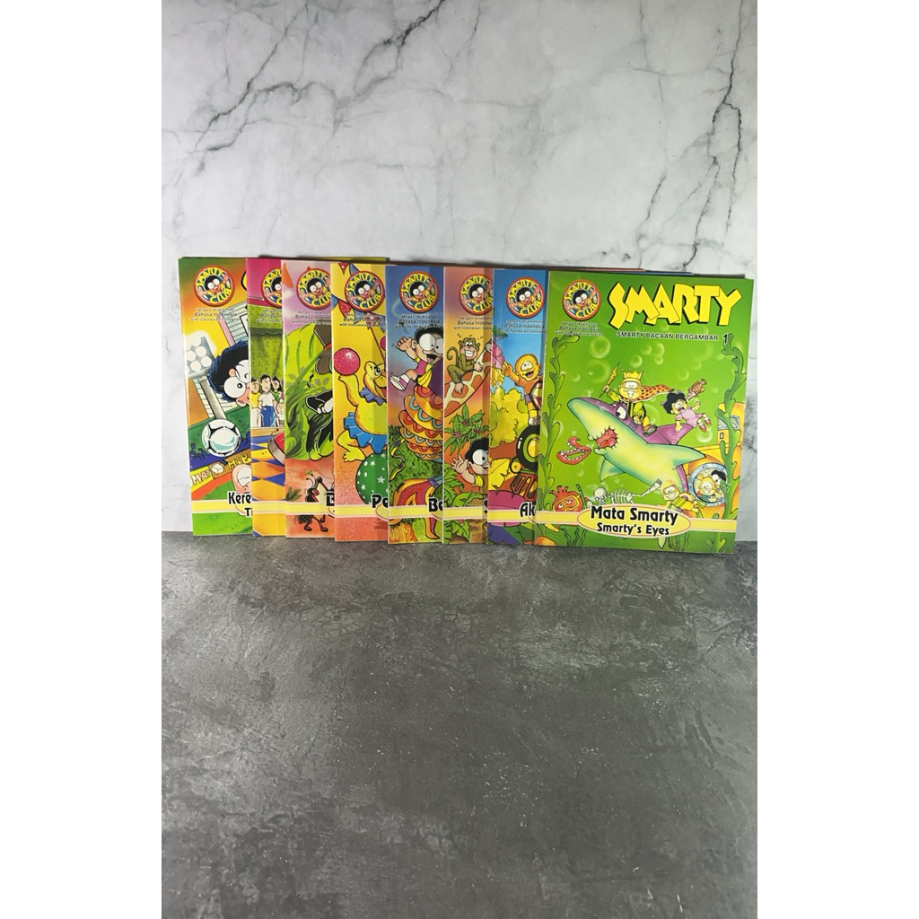 Jual Buku SMARTY Bacaan Bergambar, 1,2,3,4,5,6,7,8 | Shopee Indonesia