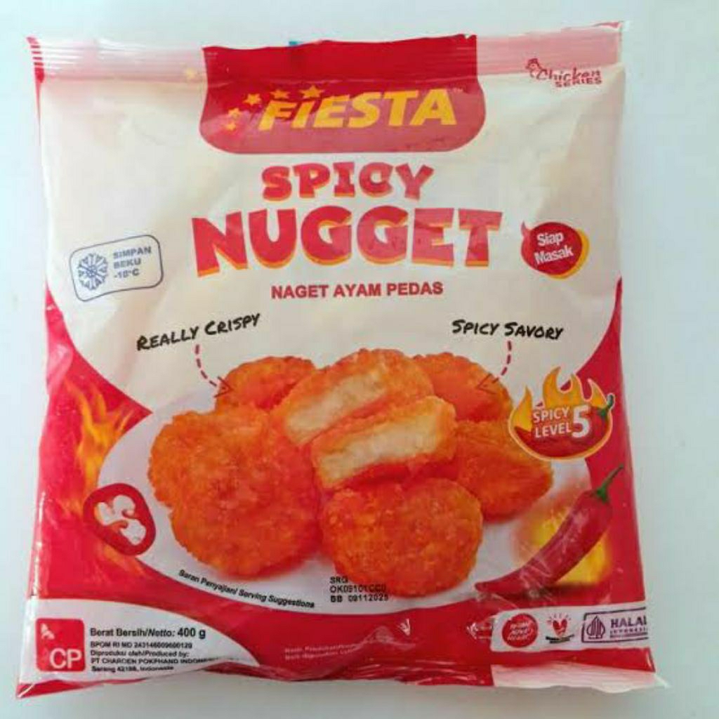 Jual Fiesta Spicy Nugget 400gr Spicy Nuget 400 gram Nuget Ayam Pedas ...