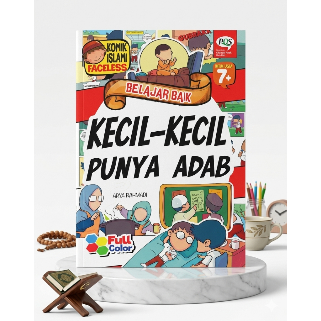 Jual Komik Anak Islami Kecil Kecil Punya Adab Jilid 2 PQS | Full Color ...