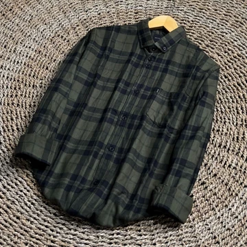 Kemeja Flanel Pria Lengan Panjang Slimfit Premium Pola Unisex