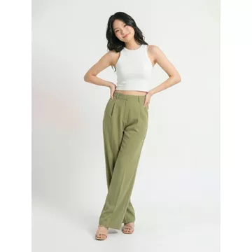 LEENBENKA Celana Kulot Loose Pants Wanita Lorenza Long Kulot 7377